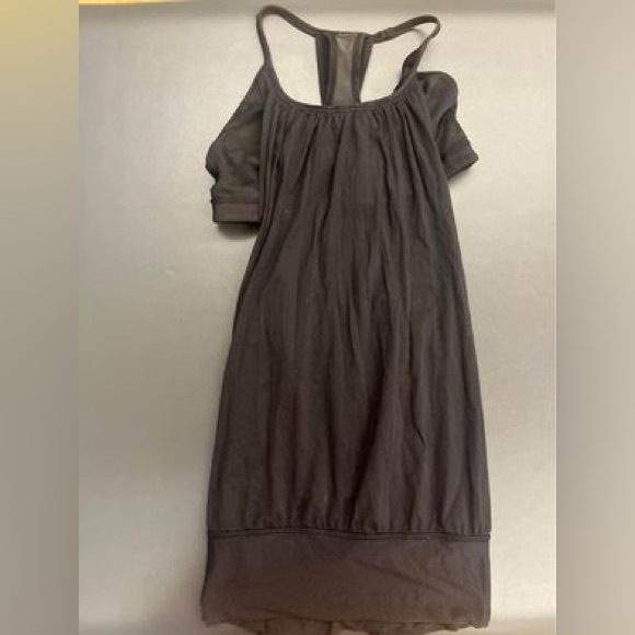 Lululemon No Limits Built-in Bra Tank in Black / Retro Camo Size 4 Athleisure - Picture 6 of 6